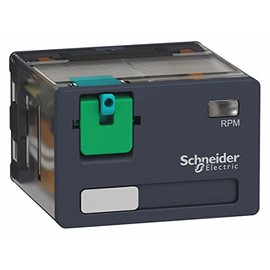 Schneider Electric 24VDC, 14-Pin Square Base General Purpose General Purpose Relay; AC Contact Rating: 15A @ 277V