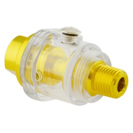 1/4'' BSP Mini in Line Oiler Air Tool Oiler Lubricator Compressor Pipe Oil TE843