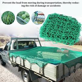 Trailer Cargo Net,Truck Bed Net,Truck Trailer Mesh Cover Truck Bed Extend Cover，Mesh Organizer for Pickup Trunk Bed, Suitable for Daily Light Loads of Trucks,Pickup,Snowmobile (59"x86.6")