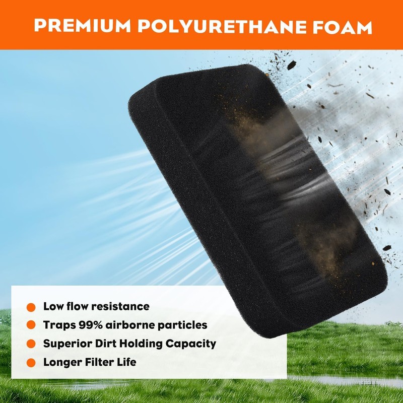 HIPA GX390 GP5500 Air Filter for Generac GP6500 RS5500 RS7000E