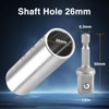 EVRBUL Upgraded Stainless Steel Trailer Jack Electric Drill Adapter with