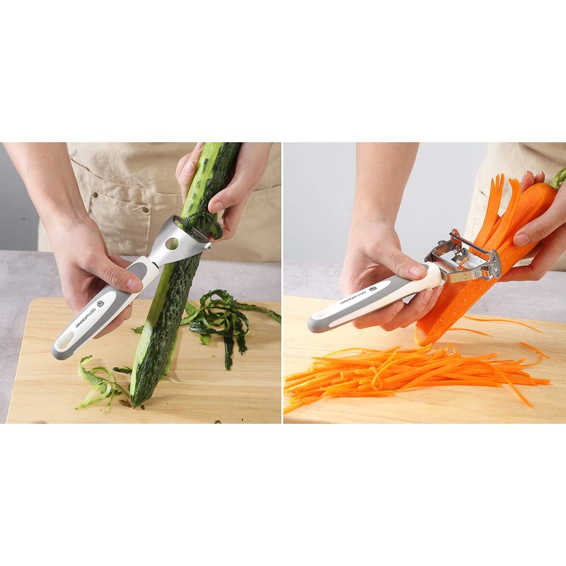 Stainless Steel Potato Masher & Peeler Set (6PCS Set -