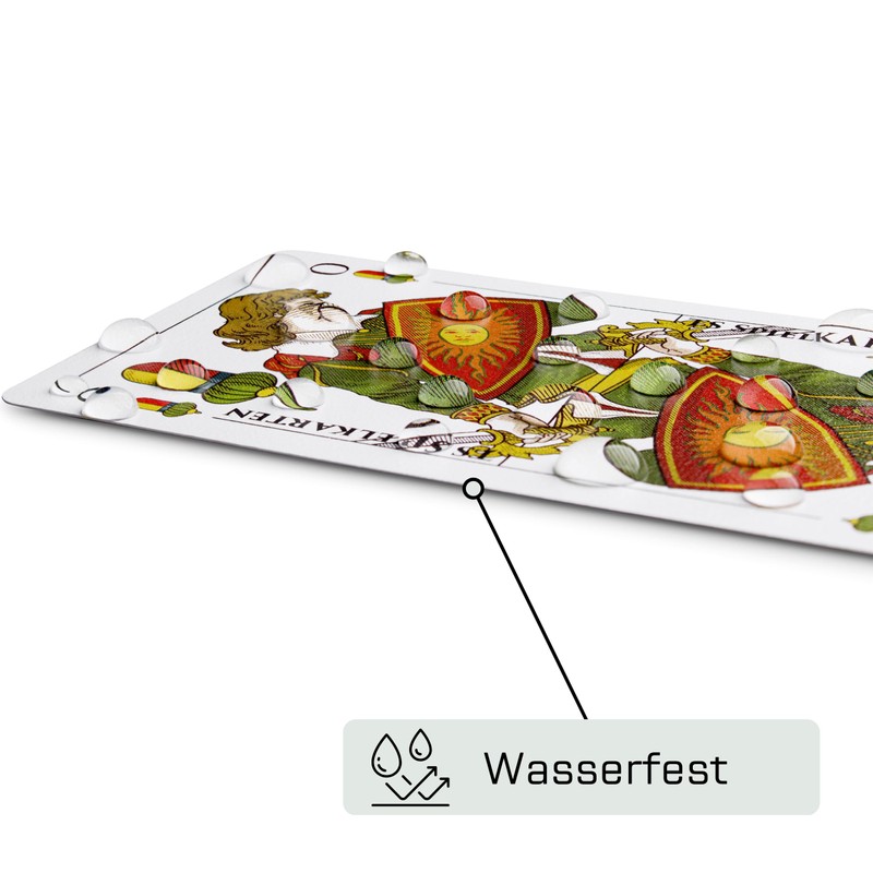 TS Playing Cards Sheep Head Cards Plastic, Waterproof, Bavarian Leaf