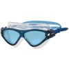 Zoggs Unisex Adult Tri-Vision Mask Swimming Goggles, Navy/Blue/Tint, One Size,