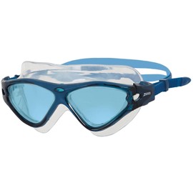 Zoggs Unisex Adult Tri-Vision Mask Swimming Goggles, Navy/Blue/Tint, One Size, One Size