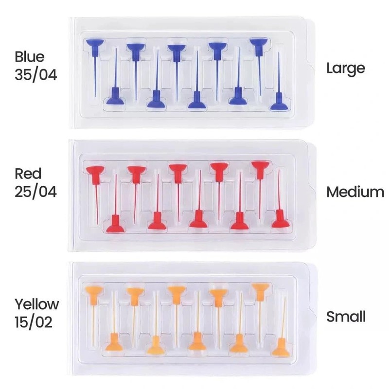 20pcs Endo Sonic Activator Tips, Dental Sonic Irrigator Tips, Endodontic