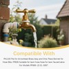 PK1100 Brass Globe Valve Faucet Stem Assy & PP806-15 Broach