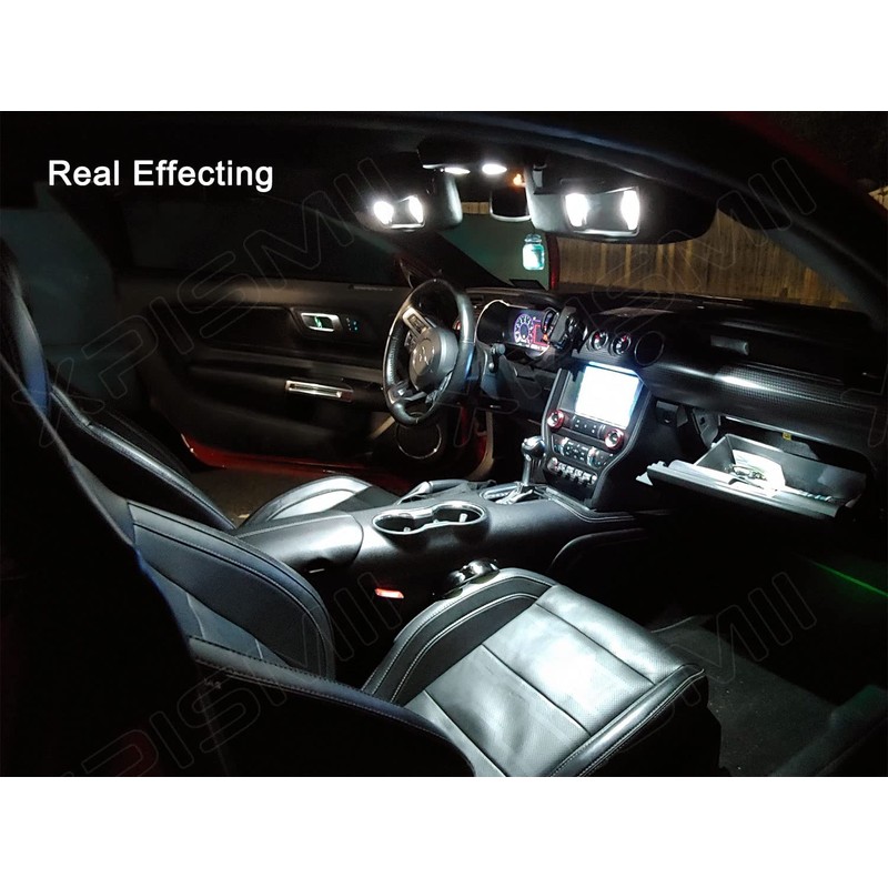 Xpismii 7 Piece 6000K White Interior LED Light Kit Package