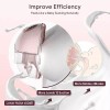 MUMIOR Heated Base Hands Free Wearable Breast Pump with 4