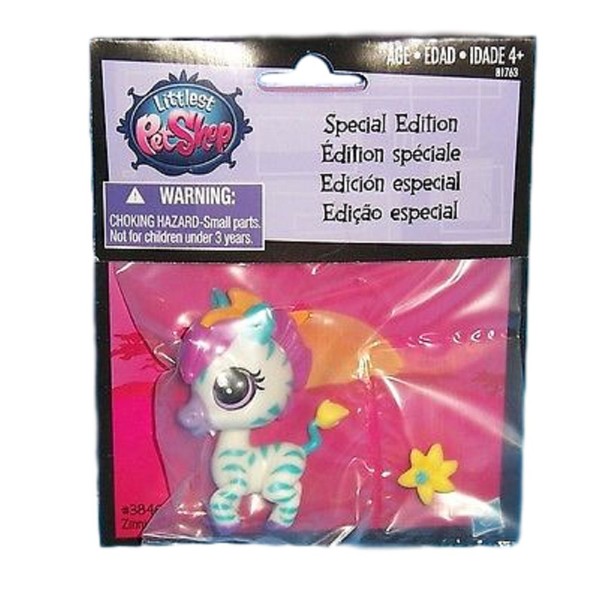 Littlest Pet Shop Special Edition Zinnia Gardner Zebra #3846