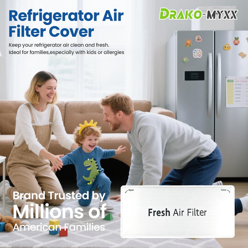 ADQ75493301 2026 New Upgraded Refrigerator Air Filter Cover Replacement, Fresh