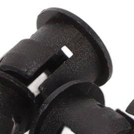 LED Light Mounting Brackets, 200 Pieces 5 mm LED Holder Lamp Holder Flat Buckle Light Emitting Diode Clips Brackets Plastic Mounting Holder Lamp Holder (Black)