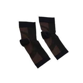Protector de Tobillo 1 Par Negro de Poliéster y Nylon