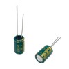 Cermant 10pcs 16V 680UF Capacitor 8x12mm(0.31x0.47in) High Frequency Aluminum Electrolytic