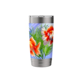 Oranda Goldfish Ranchu Goldfish Fancy Goldfish Lovers Art Stainless Steel Insulated Tumbler