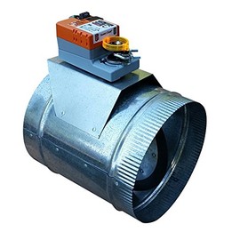 Zone Damper 9" Round Professional-Grade (HVAC Zoning) - Preminum replacement for Honeywell, EWC, Durozone, more (09)