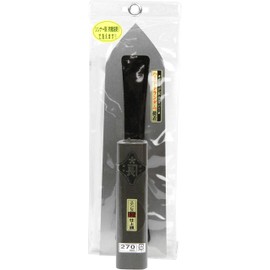 Kin-cho Stainless Steel Trowel 0.01 inch (0.3 mm) Thick, Black Painted Square Pattern 10.6 inches (270 mm)