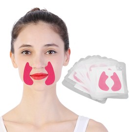 10Pcs Parches Pliegues Nasolabiales Antiarrugas, Levantamiento de la Cara, Líneas de Cuidado de la Risa, Parches Hidratantes Y Tensores para las Arrugas