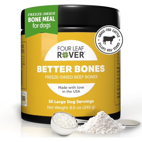 Better Bones Bone Meal for Dogs - Dog Calcium Supplement