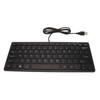 USB Wired Keyboard 78 Keys Ultra Thin Mini Portable Anti