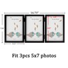 ORIVAN 5x7 Triple Picture Frame Hinged 3 Photos Folding Photo