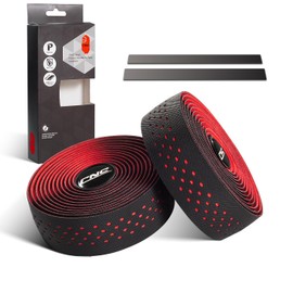 CNCLOL Road Bike Handlebar Tapes,2350mm Bicycle Handlebar Tapes,Red
