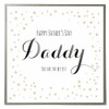 Claire Giles Greeting Cards, Happy Father's Day Daddy Card, Stars
