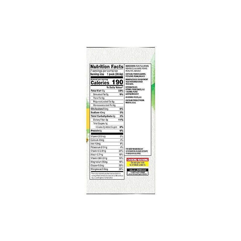 PLANTERS NUT-rition Heart Healthy Mix with Walnuts, 7.5 oz Box