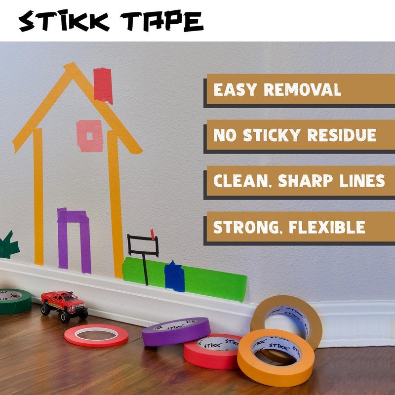 STIKK Painters Tape - 1pk Brown Painter Tape - 2