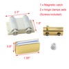 Glass Door Pivot Hinge Glass Door Magnetic Catch with Clamp
