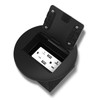 KYHSHJ Standard Outlets Recessed Circular Floor Socket Kit with 2