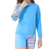 Ovovod Girls Swimsuit Two Piece Rash Guard Set for 4-14