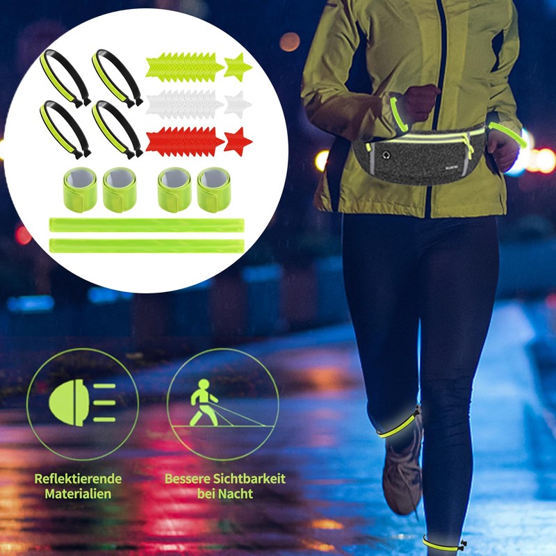 Pack of 4 Bicycle Trouser Clips, Bicycle Trouser Protector, Bicycle