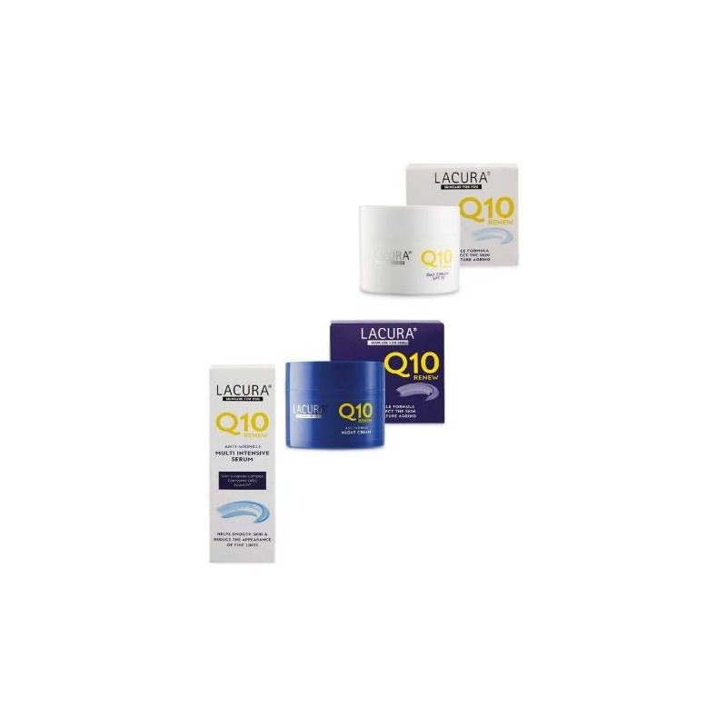 Lacura Q10 Renew Moisturising Face Creams Night plus Day 50