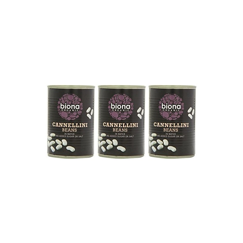 (3 PACK) - Biona - Org Cannellini Beans | 400g