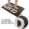 PaMeer Get Naked Bath Mat, Ultra Soft Bathroom Rug, Funny