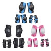 6 Pcs Adults Kids Knee Pads Elbow Pads Wrist Pads