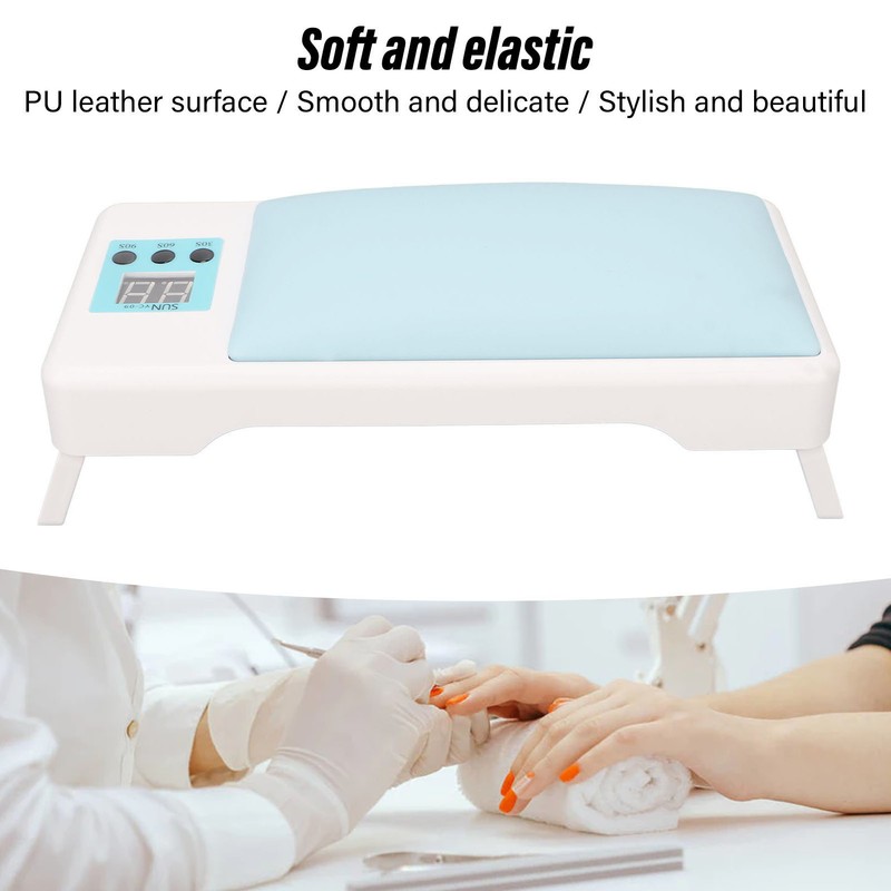UV LED Nail Lamp with Hand Pillow Folding Portable Gel
