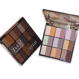 ZVEV Eyeshadow 18 Colors Eyeshadow Palette Pop Makeup Palette Portable Easy to Use Multi-Color Pop Long Lasting Waterproof Stage Cosmetics