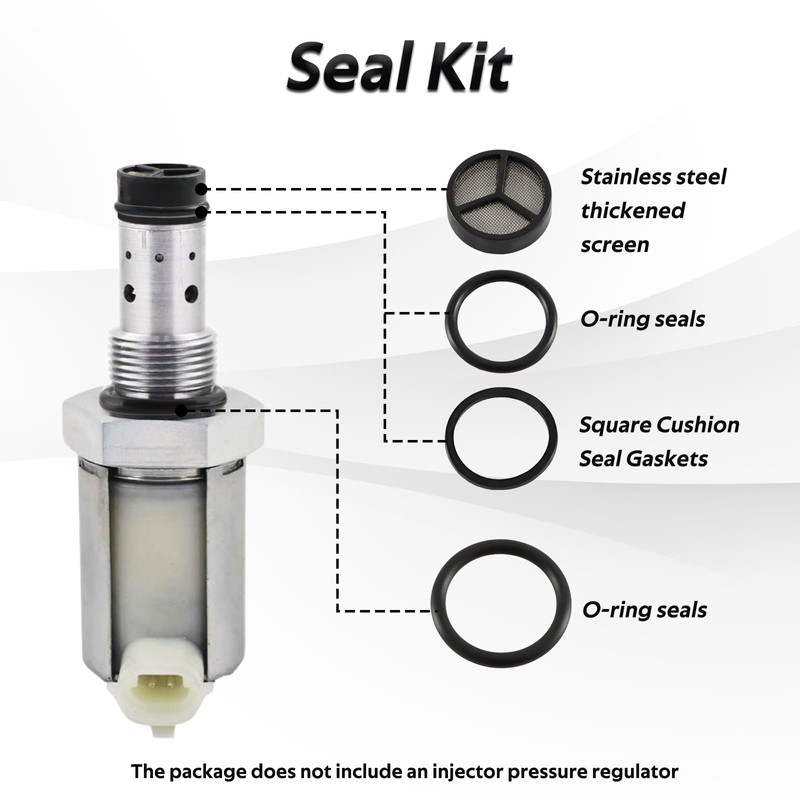 6.0 IPR Valve Socket with Seal kit Injector Pressure Regulator