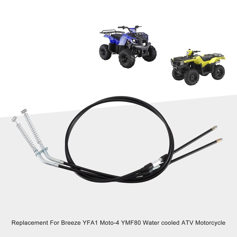 GOOFIT 50.6 Inch Front Drum Brake Cable Set Replacement for