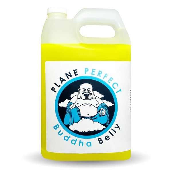 Plane Perfect Buddha Belly Multi Surface Cleaner – 1 gallon refill Aviation Grade Degreaser Cleaner Heavy Duty – Multi Purpose Engine Cleaner – Spray for Airplanes, automotive, Trucks, Cars, Boat, RV