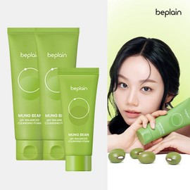 Bplaintext 비플레인 녹두폼 80mlx2개+40ml 총 200ml B-Plain Mung Bean Foam 80ml x 2 + 40ml Total 200ml
