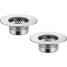 WELANGBN Bathroom Sink Strainer (2 Pack) Bathtub Drain Cover Lavatory Sink Drain Straine.