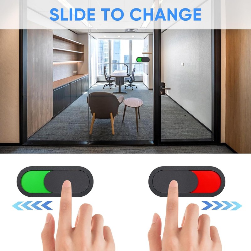 2pcs ID Plate Vacant Occupied Conference Privacy Indicator Sign for