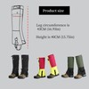 UNIQOCK 2 Pairs Leg Gaiters Adjustable Shoe Snow Boot Guard