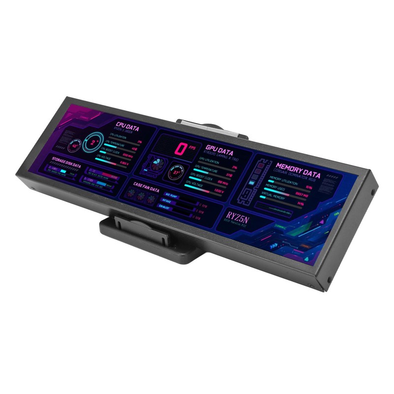 8.8inch IPS LCD Monitor 1920 X 480 CPU GPU SSD