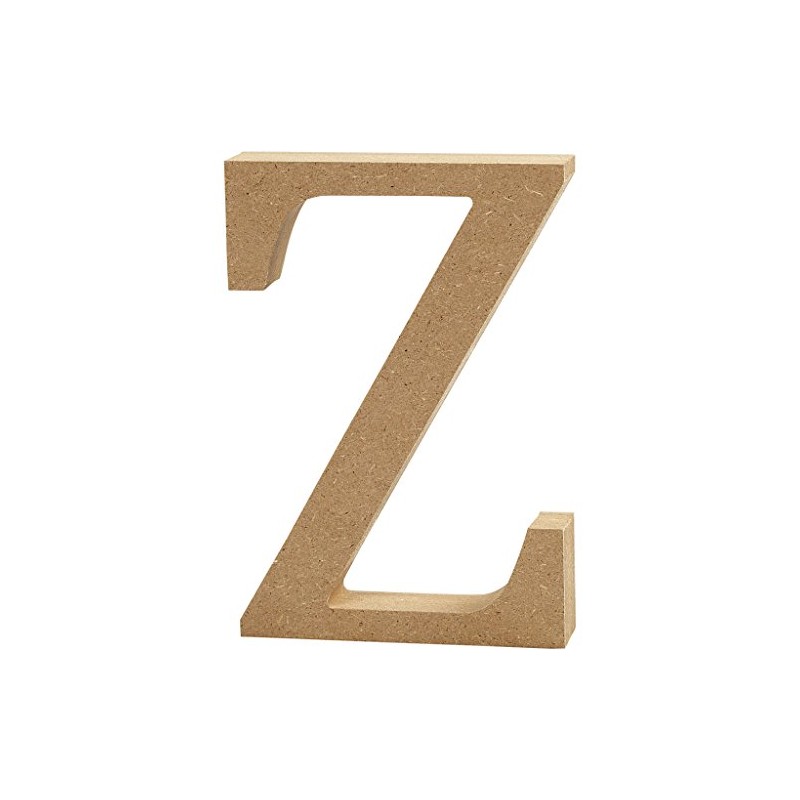 Letter, H: 8 cm, MDF, Z, 1pc