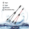 Solar Cable Y Splitter, 1Y2 Solar Panel Y Connector 10AWG