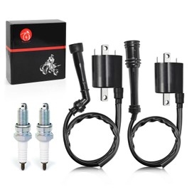 Ignition Coil Pack and CAP R+L & spark plug For Yamaha V Star 650 XVS650 1998-2016 4VR-82320-00-00 4XY-82370-00-00
